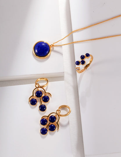 Klein Blue / Horus's Enigma ring and necklace